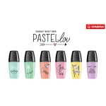 MARCADOR STABILO TEXTO BOSS MINI LOVE PASTEL ESTOJO COM 6