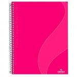 CADERNO CANSON EXPRESSÃO E ARTE UNIVERSITÁRIO 90 G/M² PAUTADO CAPA ROSA