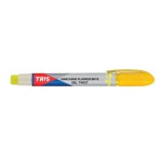 MARCADOR TRIS TEXTO FLUORESCENTE GEL TWIST AMARELO