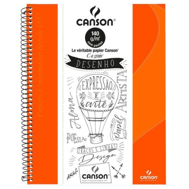 Caderno de Desenho Canson Art Book One 100g A6 100 Páginas