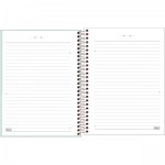 CADERNO TILIBRA COLEGIAL 177X240 HAPPY WITH 80 FOLHAS PASTEL VERDE