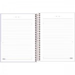 CADERNO TILIBRA COLEGIAL 177X240 HAPPY WITH 160 FOLHAS 10 MATÉRIAS PASTEL LILAS