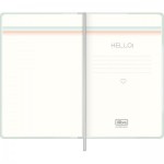 CADERNO TILIBRA 128X208 SOHO PONTILHADO COSTURADA 80 FOLHAS LISTRADO PASTEL VERDE